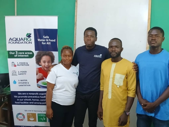 Aquafig Foundation holds food safety workshop for Ajumako-Afransi Technical Institute, in the Central Region